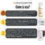 Colourcare24 Kit de retouche pour volant en cuir et similicuir usé, alternative idéale au couvre-volant, permet de rétablir la c