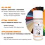 Colourcare24 Kit de retouche pour volant en cuir et similicuir usé, alternative idéale au couvre-volant, permet de rétablir la c