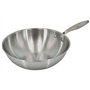 klaus Wok 28 cm en Inox inoxydable haute qualité Tous Feux Dont Induction | Cuisson Saine et Homogène | Facile à Nettoyer