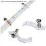 Amefil Connecteur pour barre lumineuse LED Set 4pin 8mm waterproof cable fitting 4pinRGB colour light with cable extension 22AWG