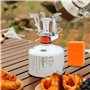 réchaud de randonnée portable et coupe-vent 3000 W avec boîte de transport pour la cuisine en plein ai