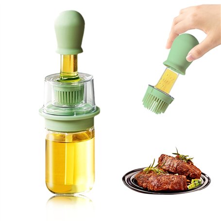 180ml Bouteille d'huile avec pinceau