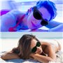MCWlaser Lunettes IPL de protection des yeux pour l'épilation, IPL 200 nm-2000 nm Lunettes de protection UV400 Lunettes de bronz
