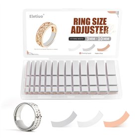 Ajusteur de taille de bague invisible - Réducteur de taille de bague - Ajusteur de bague en vrac - Ajusteur pour bagues larges