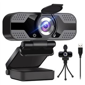 IFaca Webcam Full HD 1080p avec Deux Microphones
