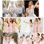 EVJF Accessoire, 15PCS Enterrement de Vie de Jeune Fille Accessoire, Kit Écharpe EVJF avec 10 Team Bride Écharpe, 1 Écharpe Futu