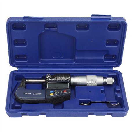 Micromètre Électronique Numérique Extérieur 0-25 Mm Hyuduo Haute Précision Micro Étrier Outil de Mesure de La Longueur Micromètr