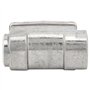 Compteur de Turbine Mini Numérique Débitmètre à Turbine Compteur de débit de Carburant 15-120L 1" NPT(Rouge)