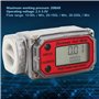 Compteur de Turbine Mini Numérique Débitmètre à Turbine Compteur de débit de Carburant 15-120L 1" NPT(Rouge)