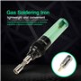 Souder au gaz sans fil butane chalumeau à gaz Souder le fer à souder pistolet stylo de soudage 1300(Vert)