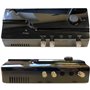 LEYF Amplificateur 2 Sorties TV/Gain réglable 25 dB/Amplificateur Antenne TV/Ampli pour TNT HD Signal UHF 10-25 dB/VHF 0-15 dB