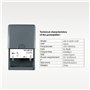 LEYF Amplificateur + Alimentation 2 Sorties TV pour antenne terrestre TNT/préamplificateur HDTV Ampli pour TNT HD Signal/Gain ré
