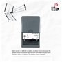 LEYF Amplificateur + Alimentation 2 Sorties TV pour antenne terrestre TNT/préamplificateur HDTV Ampli pour TNT HD Signal/Gain ré