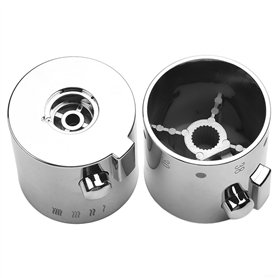 Drhomeam Lot de 2 poignées de robinet en plastique pour robinet de douche