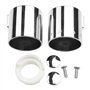 Drhomeam Lot de 2 poignées de robinet en plastique pour robinet de douche, baignoire, chaud et froid, accessoires de cuisine et 