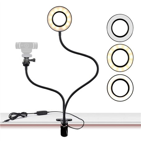 Support d’éclairage de Webcam pour Live Stream