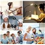 Support d’éclairage de Webcam pour Live Stream, éclairage annulaire avec Support de Webcam pour Logitech C920s StreamCam,C925e, 