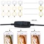 Support d’éclairage de Webcam pour Live Stream, éclairage annulaire avec Support de Webcam pour Logitech C920s StreamCam,C925e, 