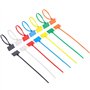GTIWUNG 175Pcs Nylon Câble Zip Liens étiquettes Marqueur Verrouillage Automatique avec 320Pcs étiquettes pour la Gestion des câb