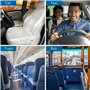 Feawiih Lot de 100 housses de siège jetables en plastique transparent et facile à installer pour les amateurs de voiture