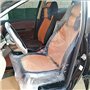 Feawiih Lot de 100 housses de siège jetables en plastique transparent et facile à installer pour les amateurs de voiture