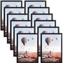 Lot de 10 cadres photo magnétiques A4 – Cadre magnétique pour feuilles de papier