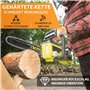 Eyoloty Lot de 4 chaînes de tronçonneuse 30 cm 3/8" LP 1,1 mm 45 maillons entraîneurs pour tronçonneuse sans fil Ryobi OCS1830, 