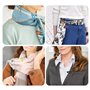 Kellegour 24 Pièces Hijab Épingles de Sécurité Hijab Pins Épingles de Sécurité,Couleur Hijab Pins,Forme Ovale Épingles Hijab pou