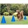 Anlising Football Cônes de Signalisation, 15PCS Barrières de Football, 18CM Cônes de Marquage de l'Espace, Plots de Marquage, Cô