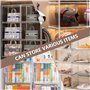 Vitrine pour Collection - Vitrine Exposition Figurine - Boite Transparent pour Figurines, Voitures Miniatures, Maquettes - Vitri