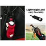 Anlising 6PCS Sac de Transport pour Balles de Golf, Golf en Néoprène Portable avec Clip, Sac de Transport pour Tees, Pochette Im