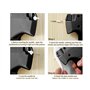 Anlising Etiqueteuse Pistolet d'Etiquettes Prix, Pistolet Etiquette Textile avec 6 Aiguilles + 1000 Fils Paddle(8MM), Étiqueteus