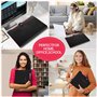 Trieur 8 poches A4, classeur plastique extensible, accordéon organiseur de documents avec onglets, parfait pour école, bureau et