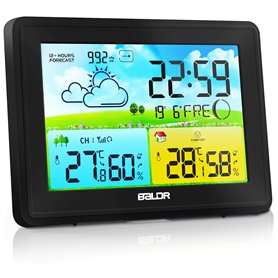 Station météo radio avec capteur extérieur