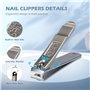 SUTOUG Lot de 2 coupe-ongles solides et robustes pour ongles épais pour ongles des mains et des pieds, coupe-ongles en acier ino