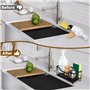 Sinnsally Organisateur Evier Cuisine,Porte Eponge Evier Cuisine avec Vidange Automatique Rangement Eponge Evier Cuisine Organisa