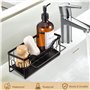 Sinnsally Organisateur Evier Cuisine,Porte Eponge Evier Cuisine avec Vidange Automatique Rangement Eponge Evier Cuisine Organisa