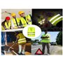 Anlising Gilet de Sécurité, 10PCS Jaune Gilet de Sécurité Réfléchissant, Gilet De Sécurité Haute Visibilité, Gilet Réfléchissant