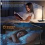 shuwosmart 15W Lampe de Bureau LED Puissante,3 Modes de Couleur&10 Niveaux de Luminosité Réglable,Contrôle Tactile,Protectiondes