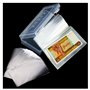 Osuter 200PCS Billets de Banque Monnaie Collection Plastique Sac de Billets de Banque de Protection Transparent avec Boîte de Ra
