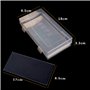 Osuter 200PCS Billets de Banque Monnaie Collection Plastique Sac de Billets de Banque de Protection Transparent avec Boîte de Ra