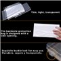 Osuter 200PCS Billets de Banque Monnaie Collection Plastique Sac de Billets de Banque de Protection Transparent avec Boîte de Ra