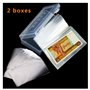 Osuter 200PCS Billets de Banque Monnaie Collection Plastique Sac de Billets de Banque de Protection Transparent avec Boîte de Ra
