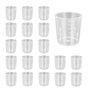 Lot de 20 petits gobelets doseurs en plastique de 30 ml - Avec balance - Pour la lessive