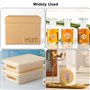 Papier Autocollant Kraft A4,30 A4 de papier kraft imprimable et Autocollant Feuilles Papier Kraft Imprimable pour Étiquettes Fai