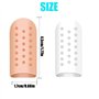 Protège Doigts en Gel,12 PCS Protège-Doigts en Silicone Respirant Protecteur de Doigt pour Blessures Déchirures et Usage Médical