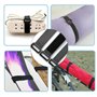 YUBBYSTU 8pièces Sangles de Porte-Vélos,avec sangle de stabilisation de roue de vélo réglable avec crochet et anneau pour voitur