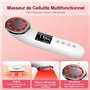 Masseur Anti Cellulite avec EMS & Infrarouge，Appareil Minceur pour Taille