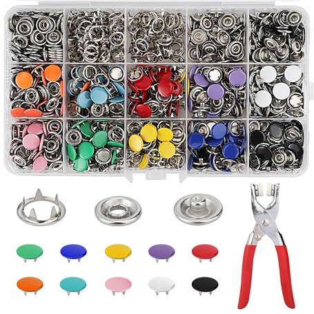 Bouton pression metal
