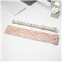 Czzmy Flûte à bec soprano,avec sac en cuir pu, tige de nettoyage et tableau des doigtés,8 trous C clé Flûte à bec doigté baroque
